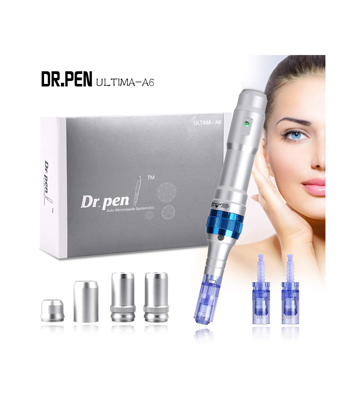 دستگاه-میکرونیدلینگ-درماپن-مدل-a6-دکتر-پن-derma-pen-a6-drpen-microneedling